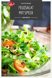 Feldsalat Mit Speckwurfeln Rezept Feldsalat Mit Speck Feldsalat Und Feldsalat Rezept