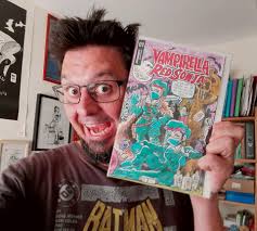 Blan cover de Vampirella y Red Sonja