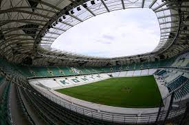 They are better known as konyaspor. Konya Buyuksehir Stadyumu