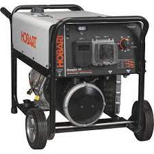 Hobart Champion 145 Arc Welder Generator With 305cc Briggs Stratton Gas Engine And Wheel Kit 145 Amp Dc Output 4 500 Watt Ac Power Model 500563 Welder Generator Welders Arc Welders