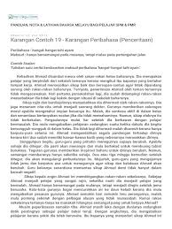 Keadaan semacam ini harus diperhatikan dalam kehidupan iman kita. Diari Cikgu Chom Karangan Contoh 19 Karangan Peribahasa Penceritaan
