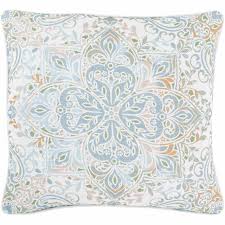 With a beautiful blush floral pattern design, this spun polyester throw pillow is an excellent accent piece for your home. 20 White Pale Blue Printed Persian Floral Pattern Square Throw Pillow Cover Christmas Central