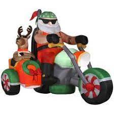 Christmas Inflatable Carousel Google Search Motorcycle Christmas Fun Christmas Decorations Santa Claus Decorations
