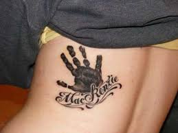 Pin On Handprint And Footprint Tattoo Ideas