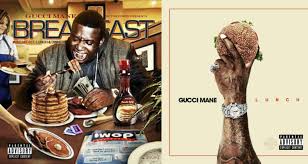 On january 24th, 2017, atlanta rapper gucci mane announced via twitter the title of his 11th studio album, drop top wizop. Gucci Mane Album Cover Art For Breakfast Lunch And Dinner Is Fire First We Feast
