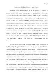 Doc The Metaphysical Conceit In Donne S Poetry Ardeniz Ozenc Academia Edu