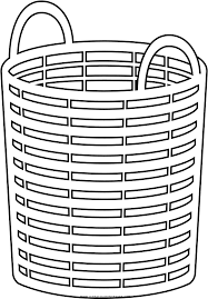 In this basket coloring page, kids can welcome the thanksgiving season by adding color to the gourds, corn, and other vegetables that grow best during the fall. Download Laundry Basket Coloring Page Evaluation Checklist Png Image With No Background Pngkey Com