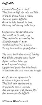 Daffodils By The Great William Wordsworth Inspired By His Home The Lake District Poetry Words Words Greatful