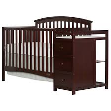 Dream On Me Niko 5 In 1 Convertible Crib With Changer In Espresso Dreamonme Transitional Convertible Crib Full Size Bed Frame Cribs