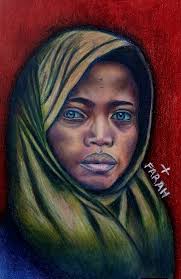 Artist Georgia O'Keeffe at home with mobile, by artist Alexander Calder  (1980). The American Southwest.