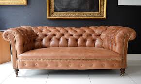 Want to add this boudoir effect to your home? Victorian Tan Leather Chesterfield Sofa Antiques Atlas
