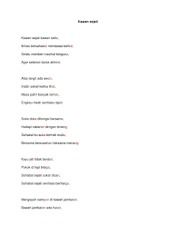 Lucu lawak pantun 2 kerat untuk kawan. Kawan Sejati Kawan Setia