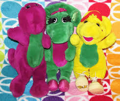 Bj And Baby Bop Pin By Jewelstoys On Bonanza Jewelsthings2018 Plush Dolls Vintage Toys Dinosaur Stuffed Animal