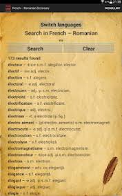 Kullanıcı oyu (maksimum) (app store, google play, ms store, ps store). French Romanian French Dictionary Alkalmazasok A Google Playen