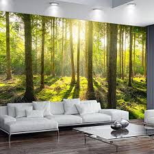 Ideal for decorating a room, living room, kitchen, an office, commercial premises, etc. Green Tree Plant Wall Mural Forest Photo Picture Wallpaper Bedroom Decoration Buy Online In Iceland At Desertcart Is Productid 68439265