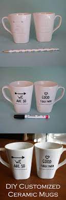 Romantic Mug Set Ehow Com Diy Mugs Mugs Sharpie Crafts