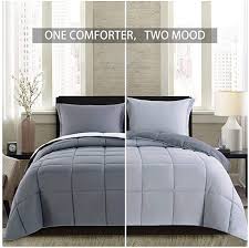 Amazon Com Homelike Moment Lightweight Comforter Set Twin Gray All Season Down Alternative Comforter In 2020 Queen Comforter Sets Comforter Sets King Comforter Sets