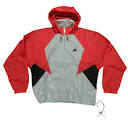 Vintage Nike Red and Gray Full Zip Windbreaker Jacket | Reset ...