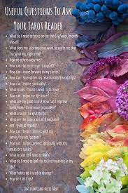 I think we all know that doing a daily draw is a great way for beginners to learn tarot, for experienced readers to flex their tarot muscles every day, and to familiarize yourself with a new deck. Useful Questions To Ask Your Tarot Reader By Love From Clara Alice Tarot Tarot Tarot Spreads Reading Tarot Cards Tarot Card Spreads