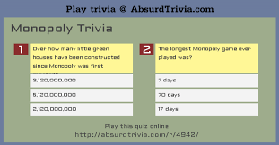 Whether you have a science buff or a harry potter fa. Monopoly Trivia