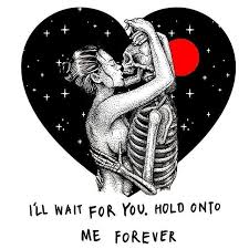 Some Love Never Dies Daddy Drawing Love Romance Illustration Art Artist Buy Art Artworks Skeleton Art Art