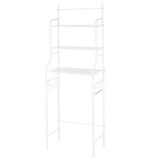 Meublez vos wc de manière astucieuse avec une armoire de toilette ou étagère wc id market. Yongshia Meuble Dessus Wc En Inox Blanc Etagere De Salle De Bain Blanc Cdiscount Maison