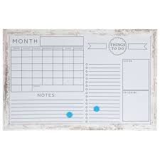 White Dry Erase Monthly Organizer Board With Wood Frame 23 X 35 Hobby Lobby 895235 In 2020 Organization Board Dry Erase Board Calendar Monthly Organization