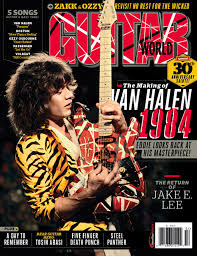 Photo Gallery Eddie Van Halen Guitar World Covers Throughout The Years Van Halen Eddie Van Halen Halen