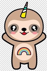 Sloth Baby Sloth Unicorn Drawing Narwhal Threetoed Sloth Animal Facial Expression Transparent Background Png Clipart Hiclipart It's high quality and easy to use. sloth baby sloth unicorn drawing