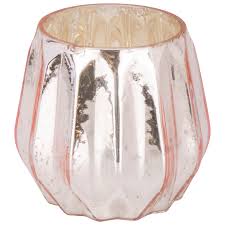 Select from our large selection of mercury glass candle holders and mercury glass vases. Blush Mercury Candle Holder