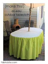 To make an umbrella hole in a tablecloth. 8 How To Make Umbrella Holes In Tablecloths Ideas Umbrella Outdoor Tablecloth Table Cloth