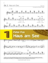 Peter fox haus am see mp3 & mp4. Haus Am See Von Peter Fox Noten Fur Gitarre Einzelstimme Dux841 2