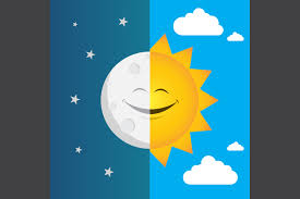 Download Vector Illustration Of Day And Night Graphic By Sabavector Creative Fabrica Yellowimages Mockups