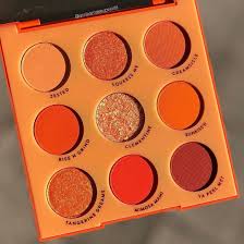 Colourpop Cosmetics On Instagram She S Sunkissed 6 Matte Shadows 2 Metallic Shadows 1 Pressed Glitter Orange Makeup Makeup Eyeshadow Makeup Pallets