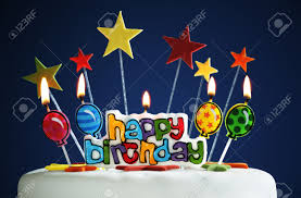 Maybe you would like to learn more about one of these? Happy Birthday Candles And Balloons Burning On A Cake Stock Photo Picture And Royalty Free Image Image 24930950