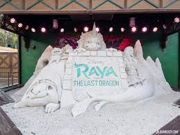 Critics and audiences are raving about raya and the last dragon. Raya And The Last Dragon Sand Sculpture Completed On Display At Animal Kingdom