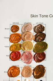 So many notes say that they had faved but skin palette for scratchpad my paint. How To Make Skin Color Paint Printable Skin Color Mixing Chart Messy Little Monster