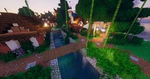 Players are usually assigned a protected plot they can build onto, sometimes with access to tools such us worldedit. Atarashi Canal Japanese Themed Minecraft Village Builder S Forge Minecraft Map
