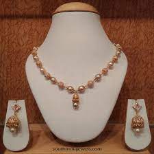 Check out our light weight pearl selection for the very best in unique or custom, handmade pieces from our shops. Light Weight Gold Pearl Mala South India Jewels