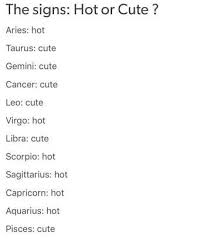 The cancer zodiac sign has to deal with sharing a name with a dreaded disease, and the reputation of being a big baby. Zodiac Sign As Hot Vs Cute Zodiac Signs Pisces Zodiac Signs Horoscope Zodiac Sign Facts
