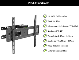 Da ich nen 47er habe kommen nur 55 zoll oder ggf. Tv Heim Audio Zubehor Tv Wandhalterung A87 Fur Metz 32 39 40 42 43 46 47 48 49 50 55 60 65 70 Zoll Tv Stander Wandhalterungen