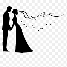 Just married , newlyweds, bride and groom silhouettes set. Bridegroom Wedding Invitation Silhouette The Couple Man And Woman Kissing Graphic Stencil Love People Png Pngegg