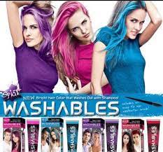 Use dish soap to gradually wash away the hair dye. Wash Out Hair Dye Best Brands Pink Red And Black Washable Hair Colors Hair Mag