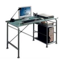 Computers have become part of the current generation, and most people own them. Office Desk For Pc Metal Satin Glass Computer Desks Office Furniture Office