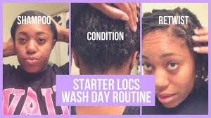 Massage your scalp before washing. Shampooing Starter Locs Wash Day Routine Shampoo Condition Retwist Stocking Cap Method Youtube