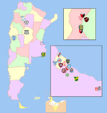 This page is part of the lvp unity league argentina apertura 2021 article. Map With All The Teams From The Argentine Football Primera Division Liga Profesional For The 2019 2020 2021 And 2022 Seasons Mapporn