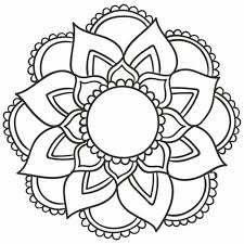 Mandala Significato Petali Fiori Semicerchi Cerchio Disegno Colorare Disegno Di Mandala Mandala Mandala Art
