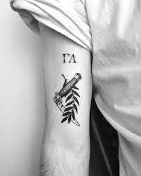 A Pocket Knife And Branch Tattoo On The Right Arm Branch Tattoo Tattoos Pocket Knife Tattoo