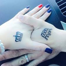 Crown Tattoo His And Hers Prens Ve Prenses Tac Dovmesi Kol Dovmeleri Dovme Tac