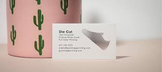 With print magic, you have so many custom options to print die cut business cards that you can create one matching your personality and. Custom Die Cut Business Cards Gold Image Printing